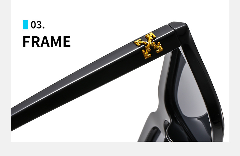 ins慵懒风格遮阳防晒太阳眼镜男 墨镜女高级感glasses太阳镜批发详情6