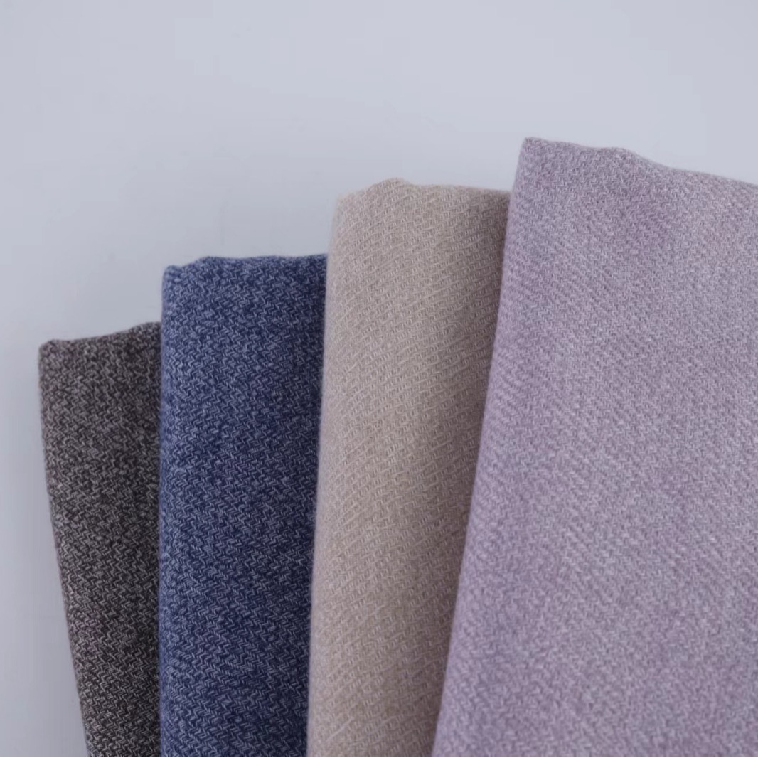 单色夹花仿羊绒围巾纯色披肩刺毛秋冬保暖高级感外贸跨境男女厂家详情11