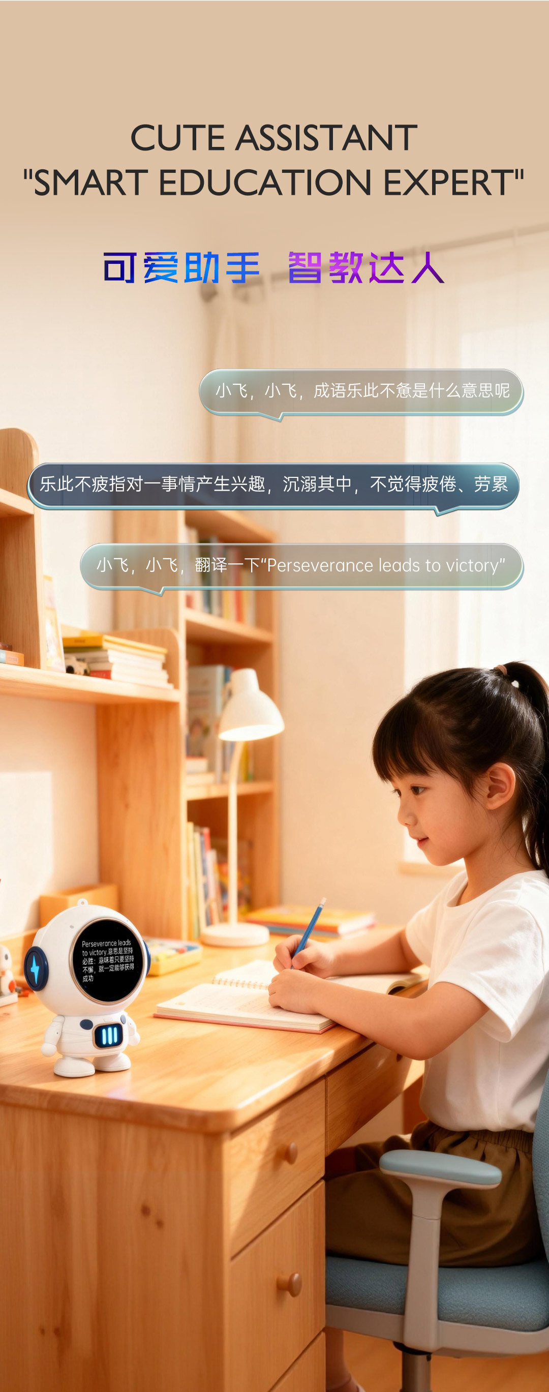 High-definition screen display, AI large model Doubao, deepseek, Bluetooth, WIFI, speaker, clock, alarm clock, smart creative speaker pic 4