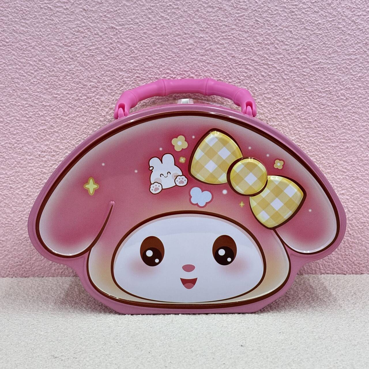 大耳兔密码储钱罐可爱金属创意儿童铁皮带锁存钱罐学生储蓄罐详情4