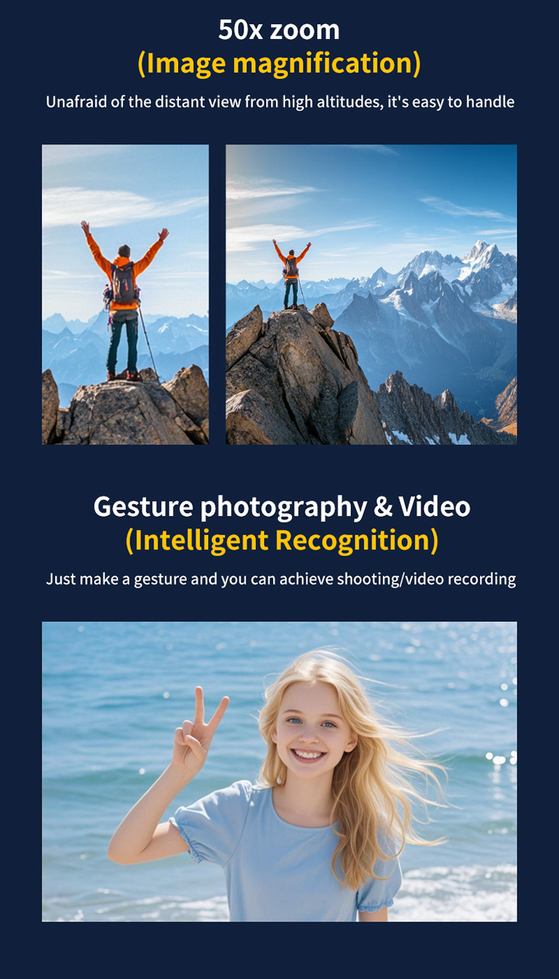 跨境新品迷你无人机航拍四轴飞行器遥控飞机光流高清无刷避障玩具详情8