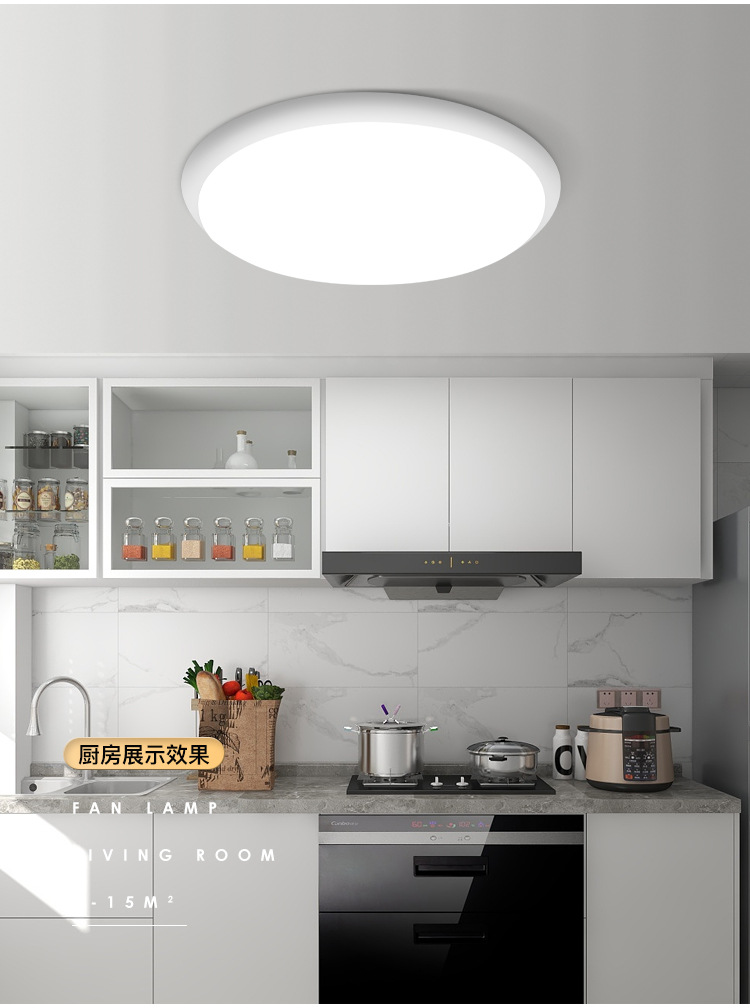 Special offer bedroom ceiling lights, modern and simple eye-protecting three-proof lights, balcony corridor lights, 2025 new style wholesale lighting fixtures pic 13