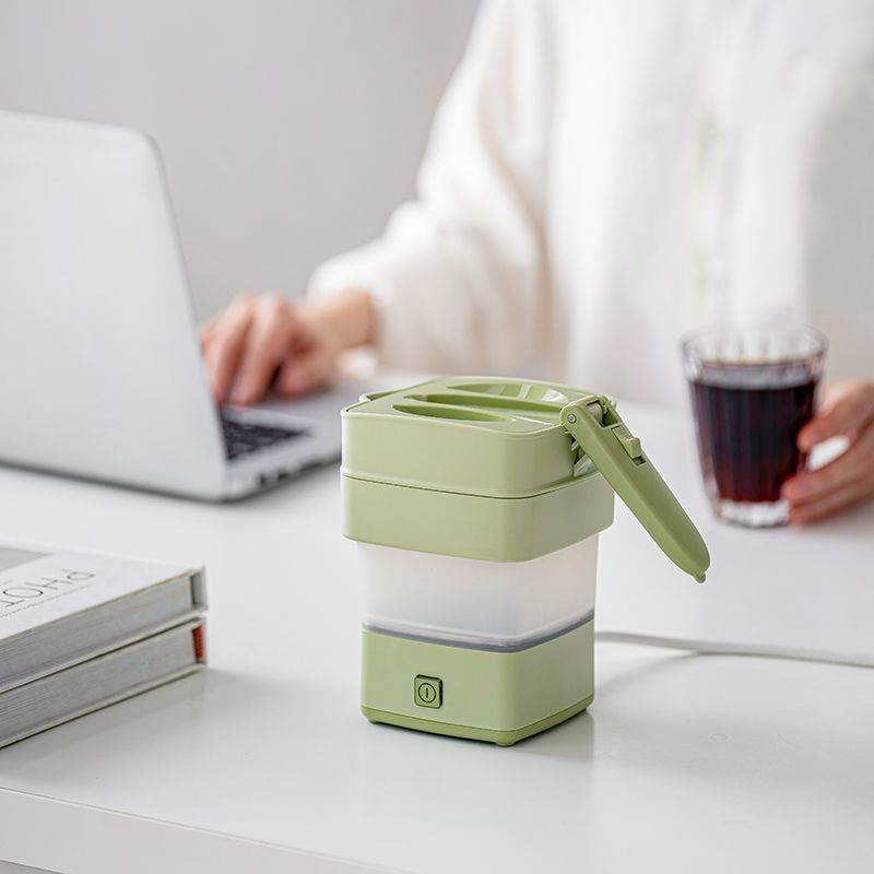 新款司折叠电热水壶便携式烧水壶恒温旅行出差迷你不锈钢壶崎库详情1