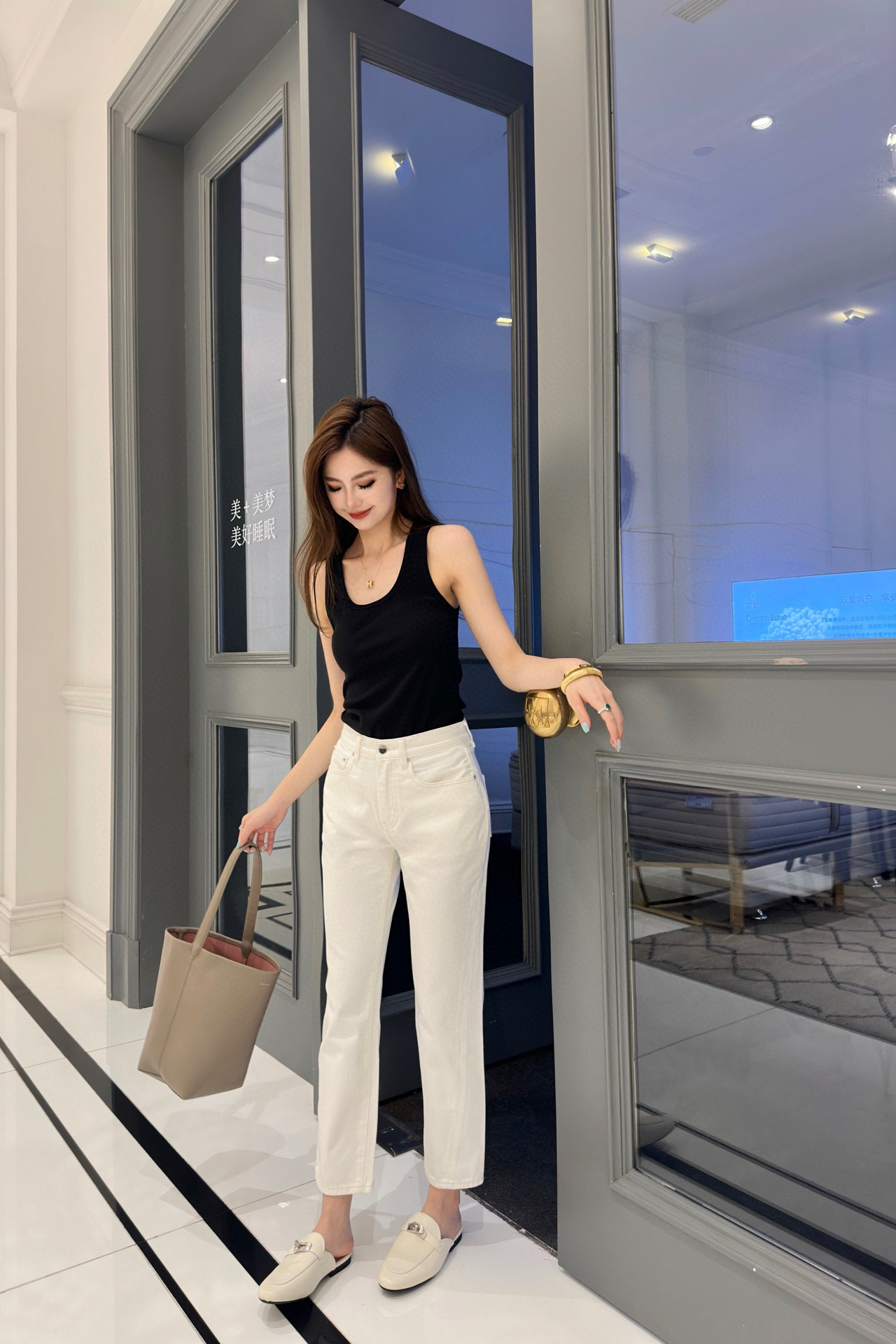 【UpperClass Series 】OriginalTwisted Classic Twisted Stitch jeans for mid-to-high-waisted women pic 32