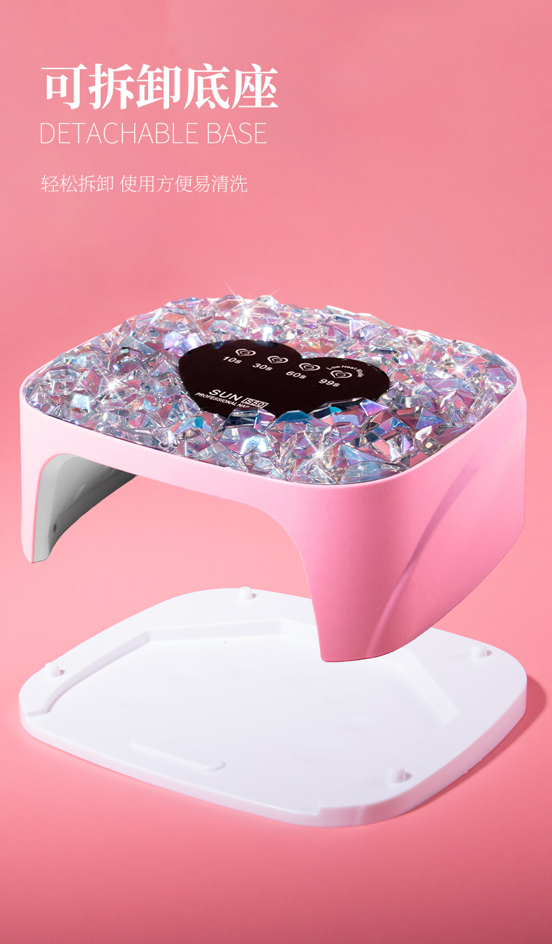 The manufacturer supplies S50 dual-source high-power nail lamp, nail light therapy, long-lasting intelligent sensor nail lamp, and nail one-line lamp pic 10