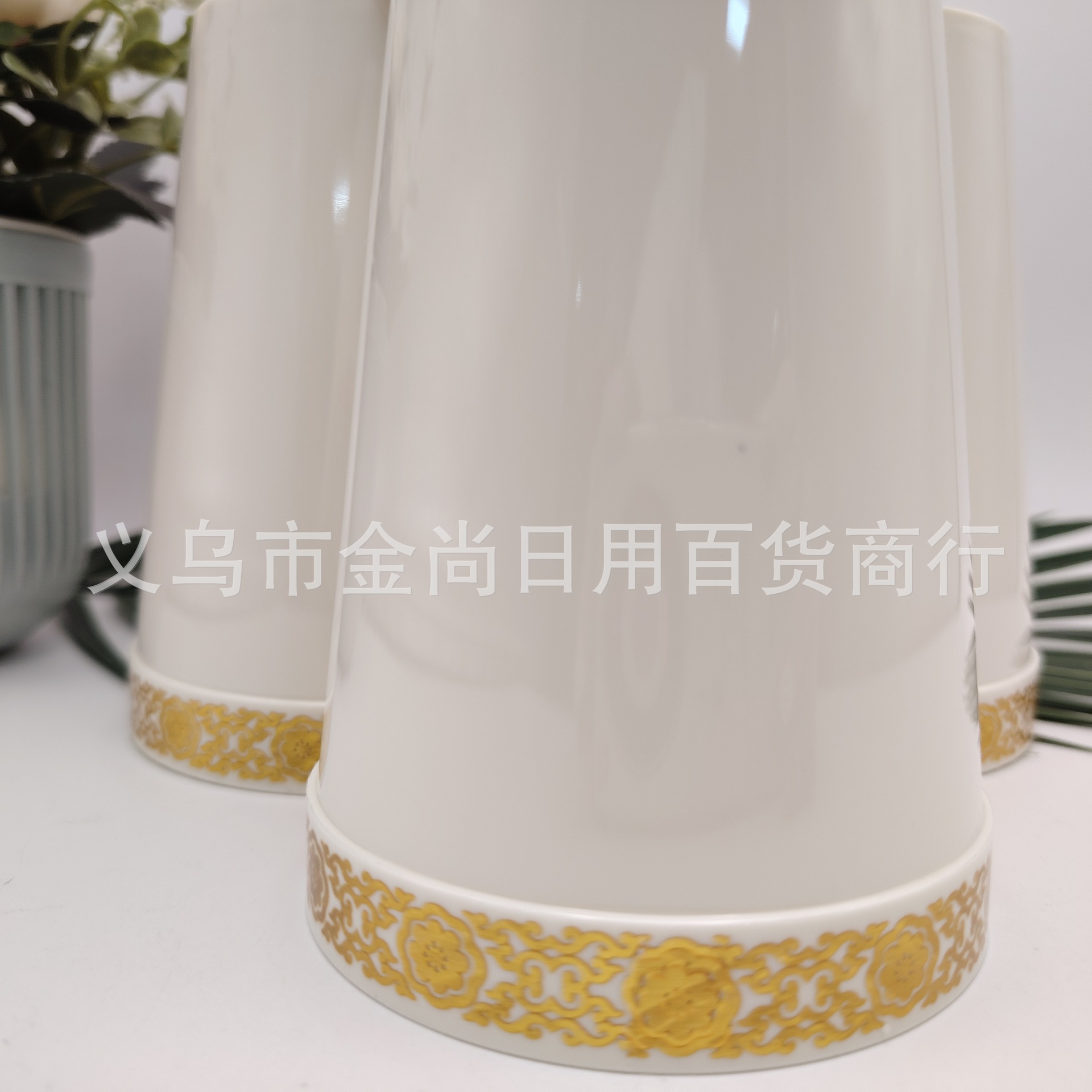 Melamine tea cups, beverage cups, commercial tea cups, rice bowls, plastic soup bowls, seasoning bowls, imitation porcelain tableware, Golden Waterfall wholesale pic 6