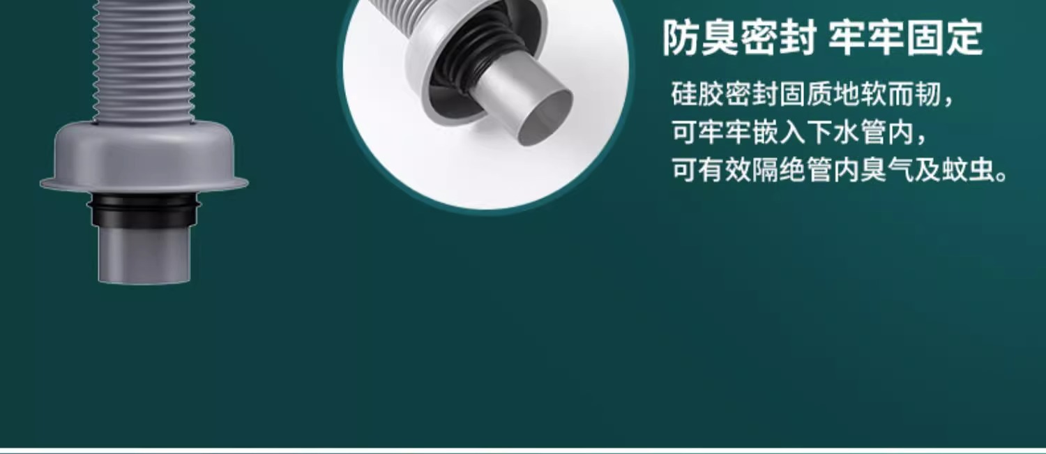 洗手盆防臭下水管神器台盆脸盆s弯u型排水管面盆洗手池下水器配件详情6