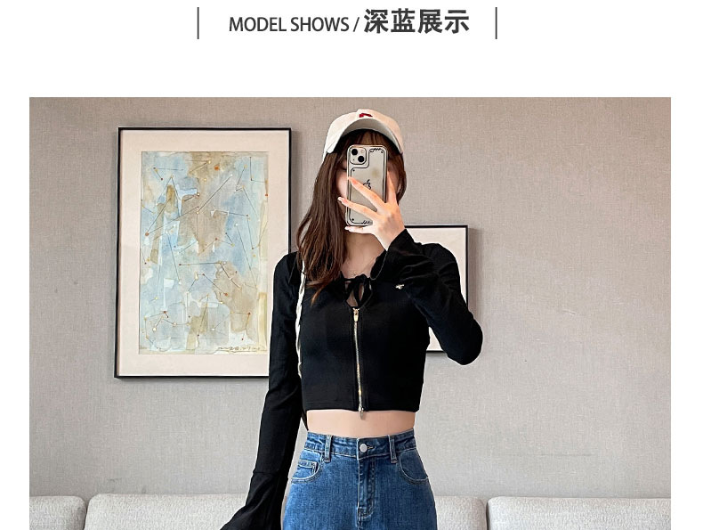 牛仔裤女春秋2025新款爆款阔腿裤九分法棍小个子薄款窄版直筒裤子详情33