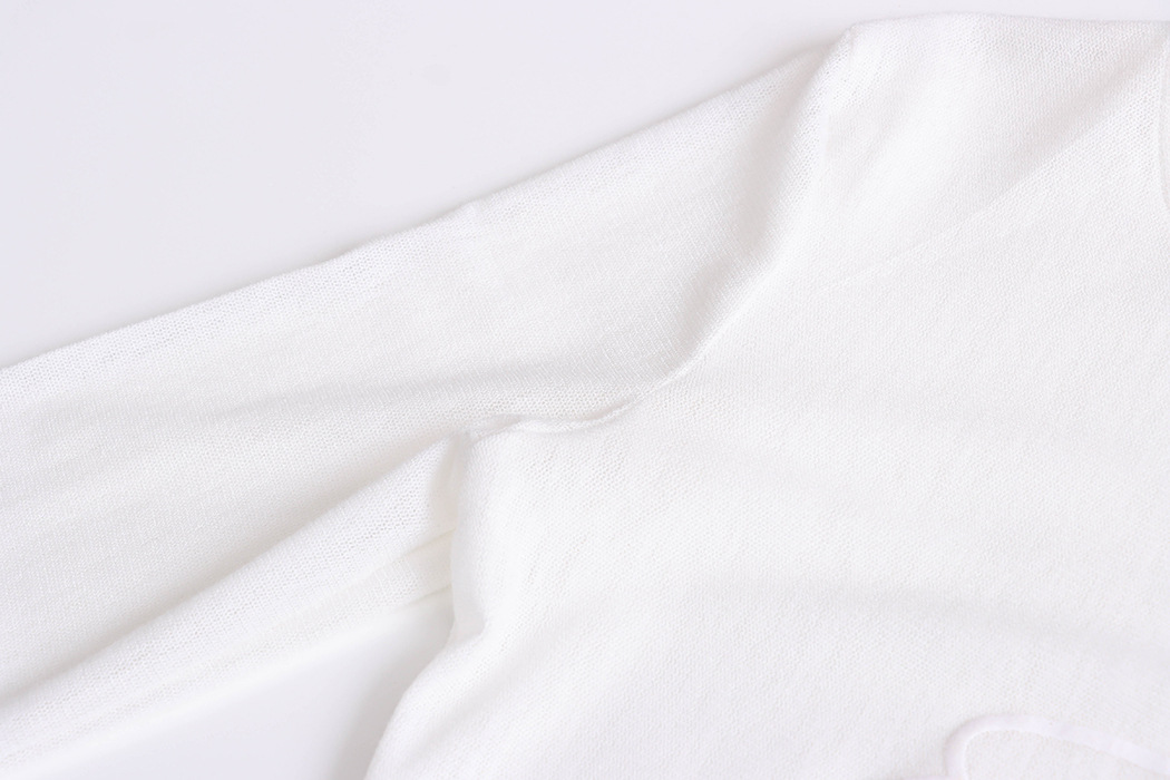 司南 早春新款 艺术感立体发泡感圆领微透防晒罩衫T恤 SN6876详情69