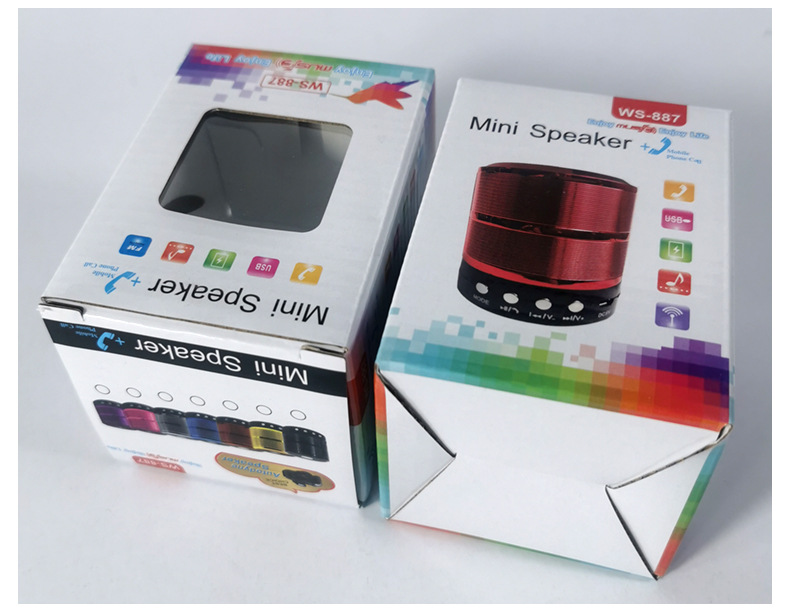 Customized anti-drop corrugated color box for Bluetooth audio and digital products, export hats, fans, kraft paper packaging box pic 11