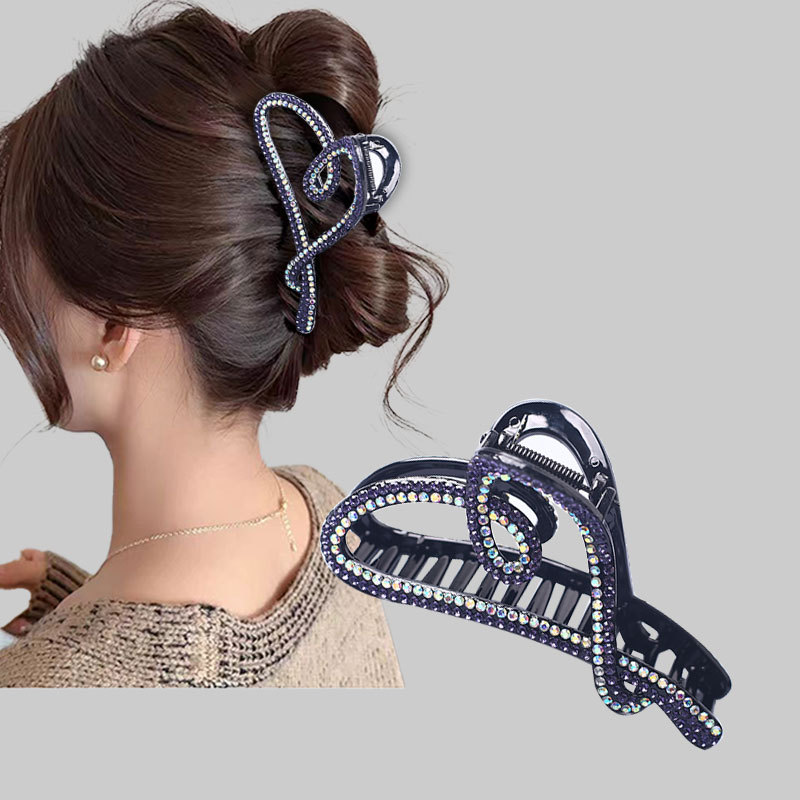 Extra-large size grabber for women, 2025 new style, high-end feel, thick hair at the back of the head, shark clip, hair clip headwear pic 9