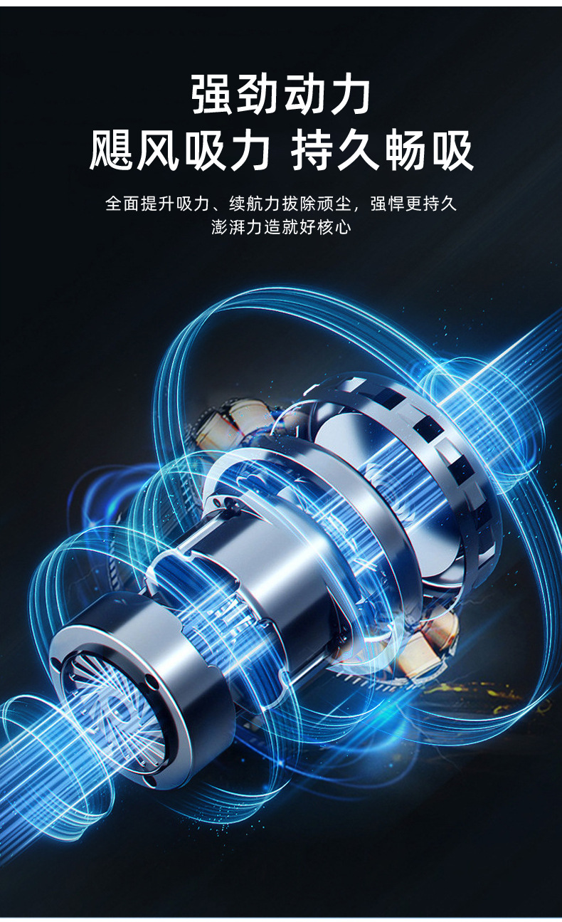 车载吸尘器手持无刷大功率除尘充气一体大吸力两用迷你汽车吹尘器详情7