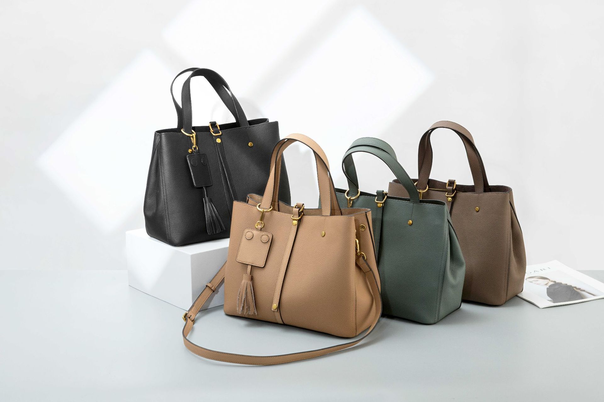 真皮手提包女头层牛皮托特包大容量水桶包真皮女士包包单肩斜挎包详情58