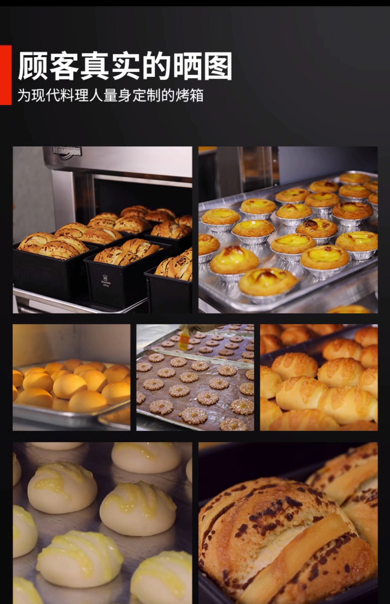 Hongfeng electric oven is a commercial large-capacity one-layer two-tray electric gas baking oven for bread, cakes, tarts and pizza pic 8