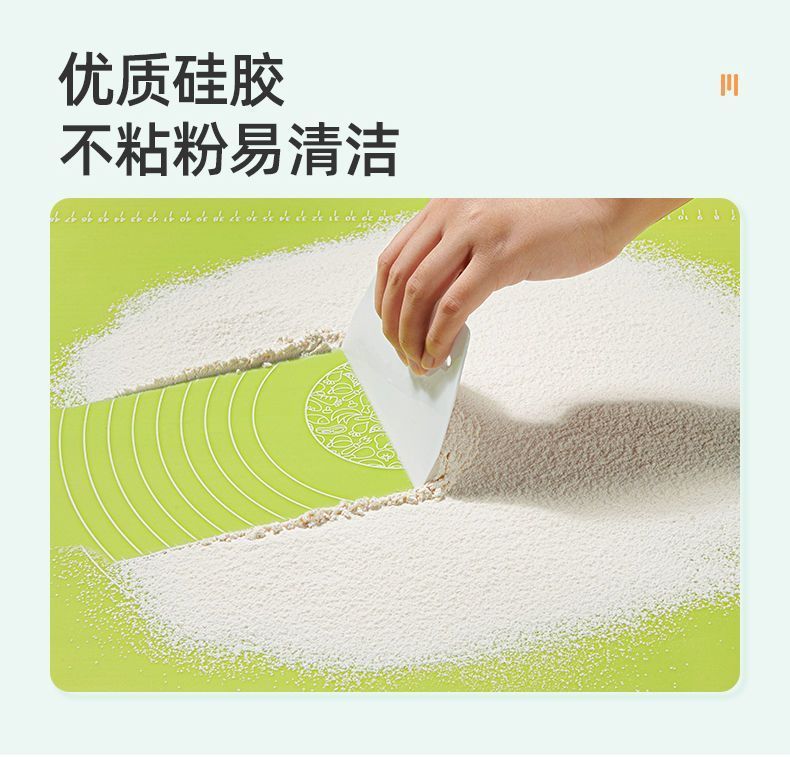 家用硅胶揉面垫大号和面不粘面板垫子加厚包饺子面垫案板擀面详情16