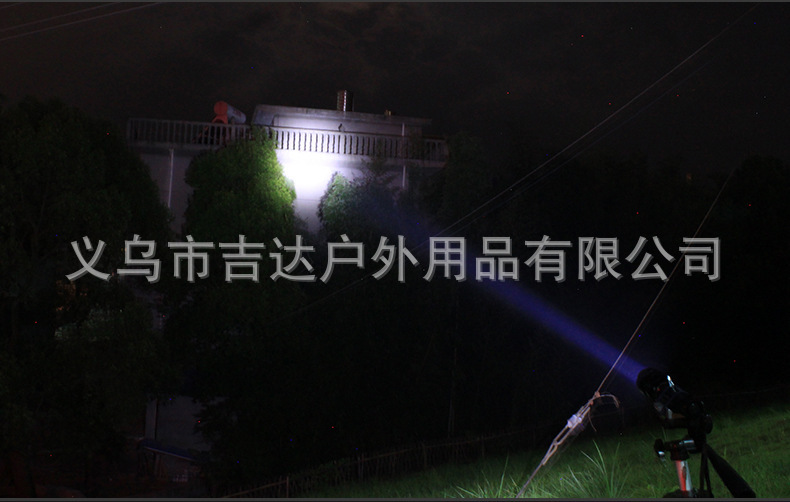 派力德强光手电筒可伸缩便携铝合金led照明电筒户外探险防水手电详情18