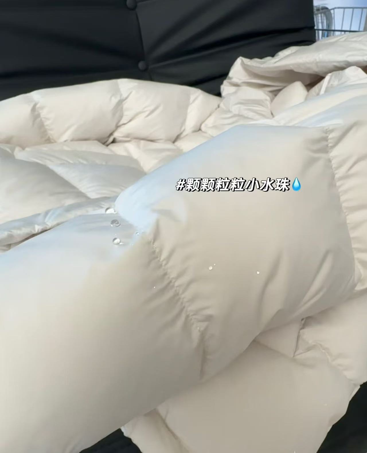 lulu同款泡芙五格杜邦三防可溯源90白鸭绒羽绒服女短款防寒面包服详情9