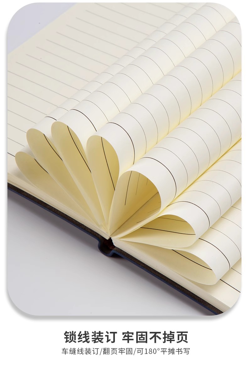 Customized soft leather notebooks with logo printing, free engraving, diaries, business office meeting record books, and custom-made notebooks pic 15