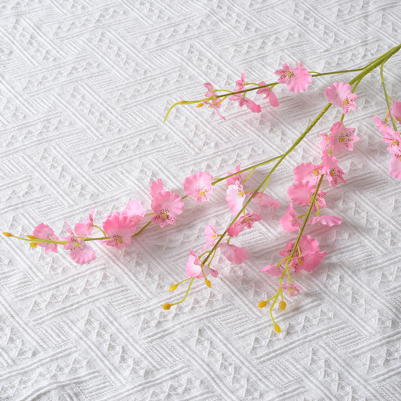 仿真跳舞兰黄色文心兰家居装饰5叉跳舞兰 北欧花艺摆件花束跳舞兰详情3