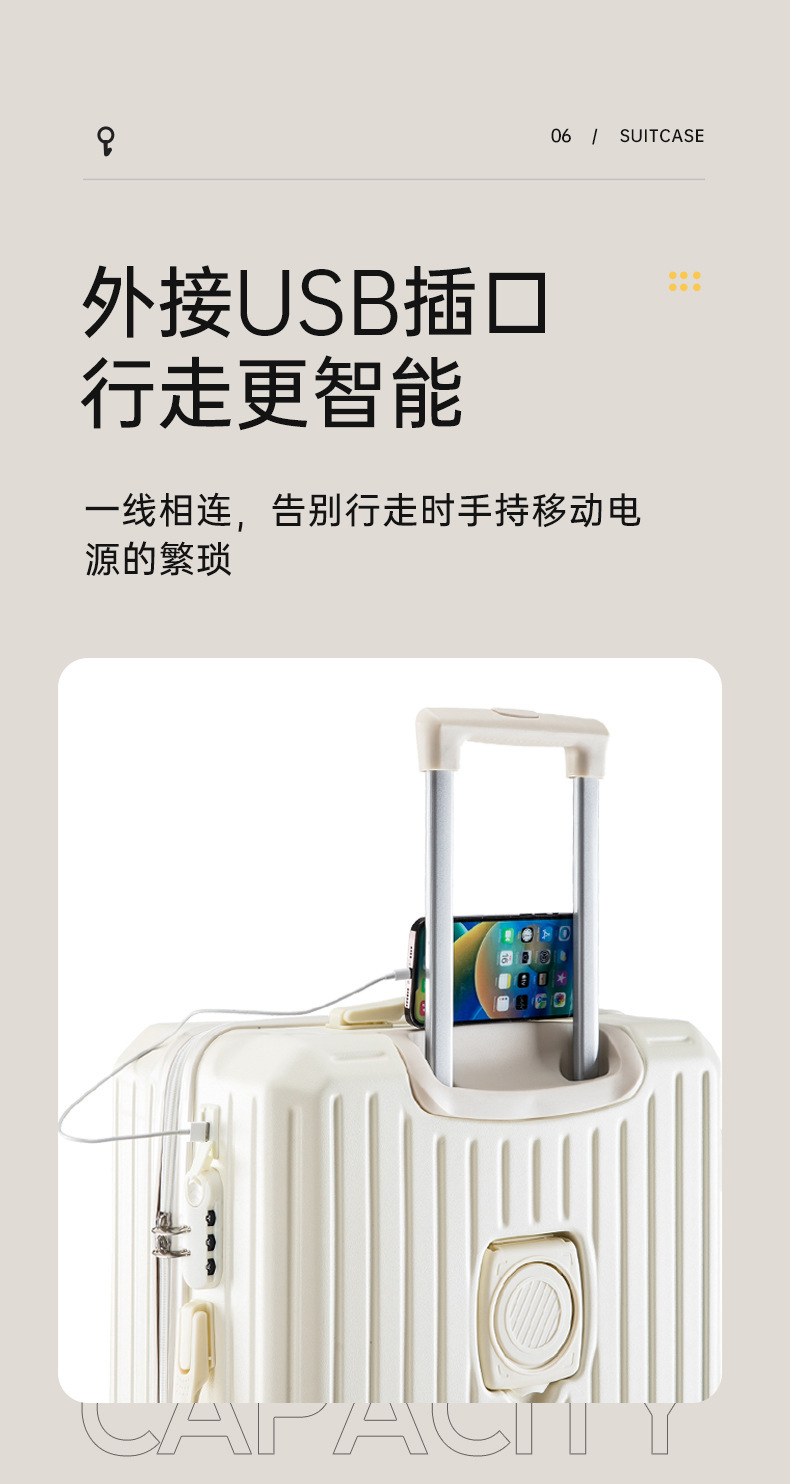 行李箱拉杆箱女2025新款登机小型密码箱旅行结实耐用加厚款箱包详情19