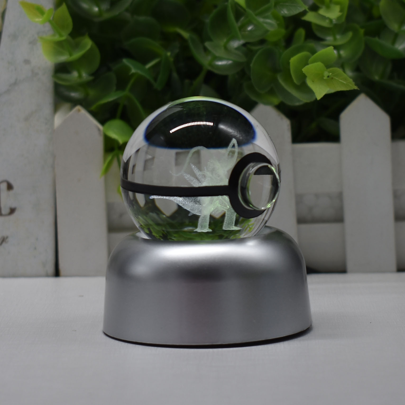 外贸Pokemon精灵宝贝Koraidon故勒顿K9水晶球UFO3D小夜灯多彩底座详情26