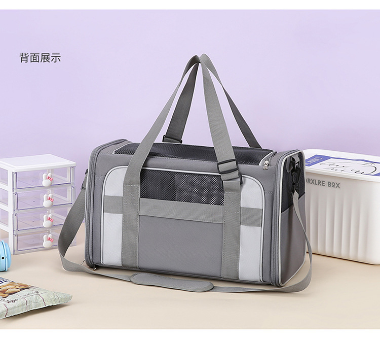 Cross-border portable cat bags, large space breathable space capsule, foldable pet bags for cats, wholesale pet backpacks for going out pic 4
