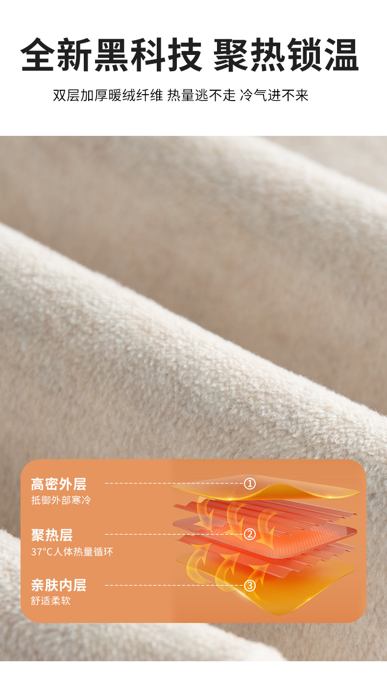 新款羊绒蚕丝鲨鱼秋冬加厚加绒保暖芭比裤女外穿打底裤高腰瑜伽裤详情10