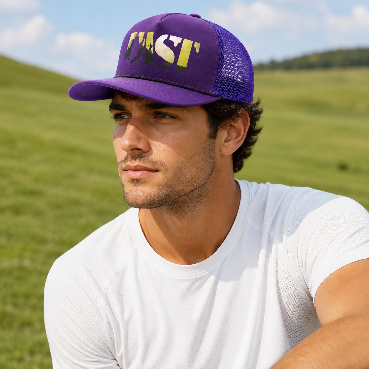 Nueva malla letras logotipo impreso gorra de béisbol malla transpirable sombrero hip-hop marca de moda gorra deportiva transfronteriza comercio exterior pic 8