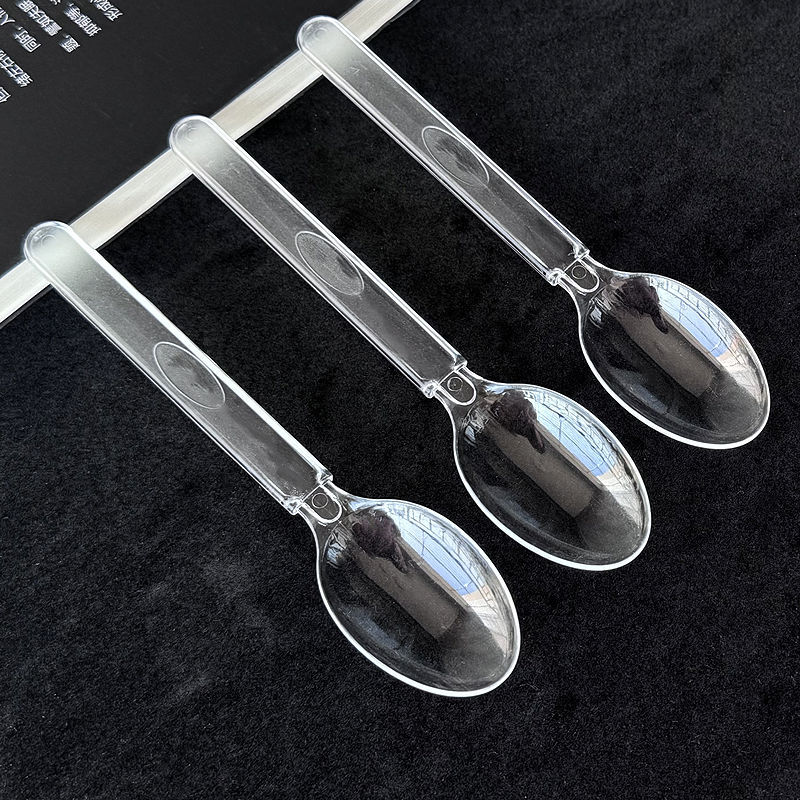 一次性勺子独立包装外卖专用拌饭美式勺塑料勺奶茶摆摊一件起批详情5