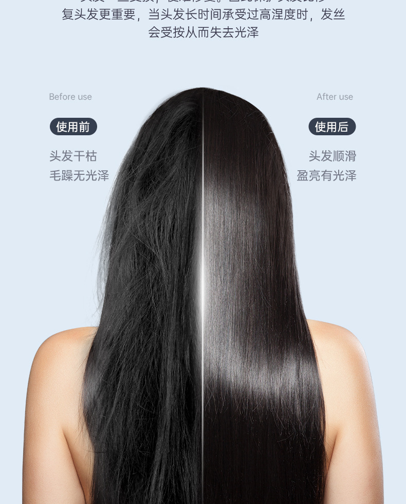 New folding household quick-drying electric hair dryer, portable hotel blue light T-shaped student dormitory hammer hair dryer pic 17