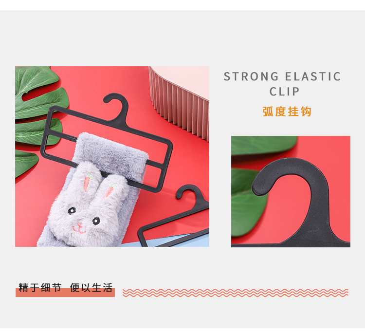 Simple winter new square plastic black scarf and silk scarf display stand, silk scarf and towel storage stand pic 3
