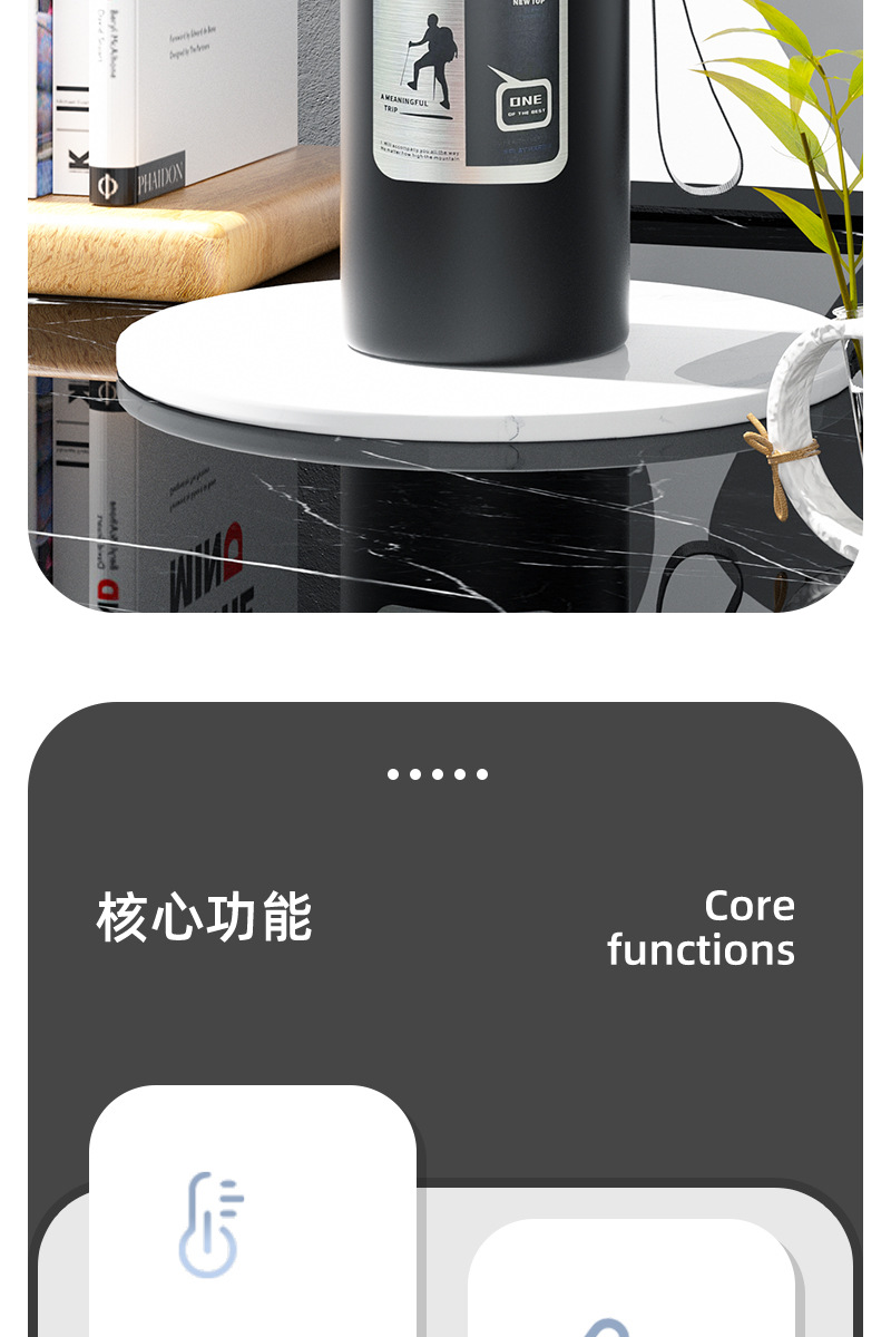 简约带盖保温杯女生316不锈钢学生上学专用2024新款可爱泡茶水杯1详情2