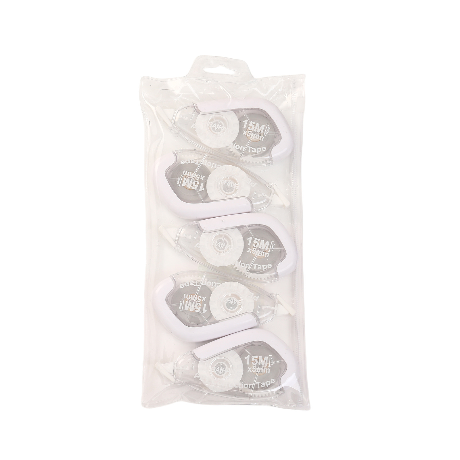 High-appearance-level white correction tape, transparent and invisible 15m large-capacity correction tape, silent continuous tape, smooth coating tape pic 3