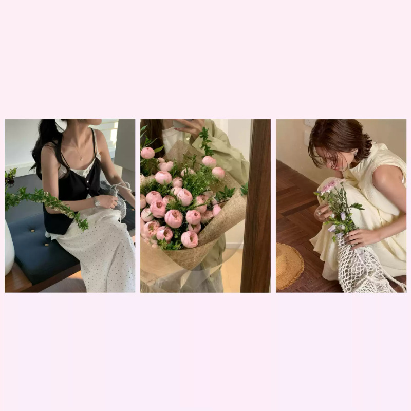 韩系ins风服装店海报穿搭博主氛围感装饰画工作室拍照背景墙挂画详情2