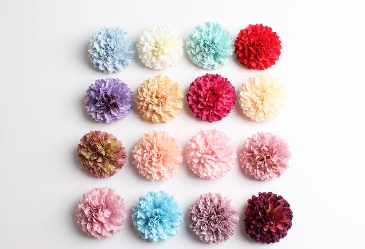 仿真千层菊花头圆菊球菊仿真花DIY服装胸花头饰配件假花批发详情2