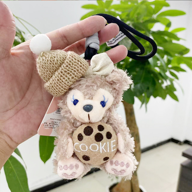 雪莉玫小熊钥匙扣玩偶毛绒挂件达菲公仔情侣包包娃娃女生礼物批发详情14