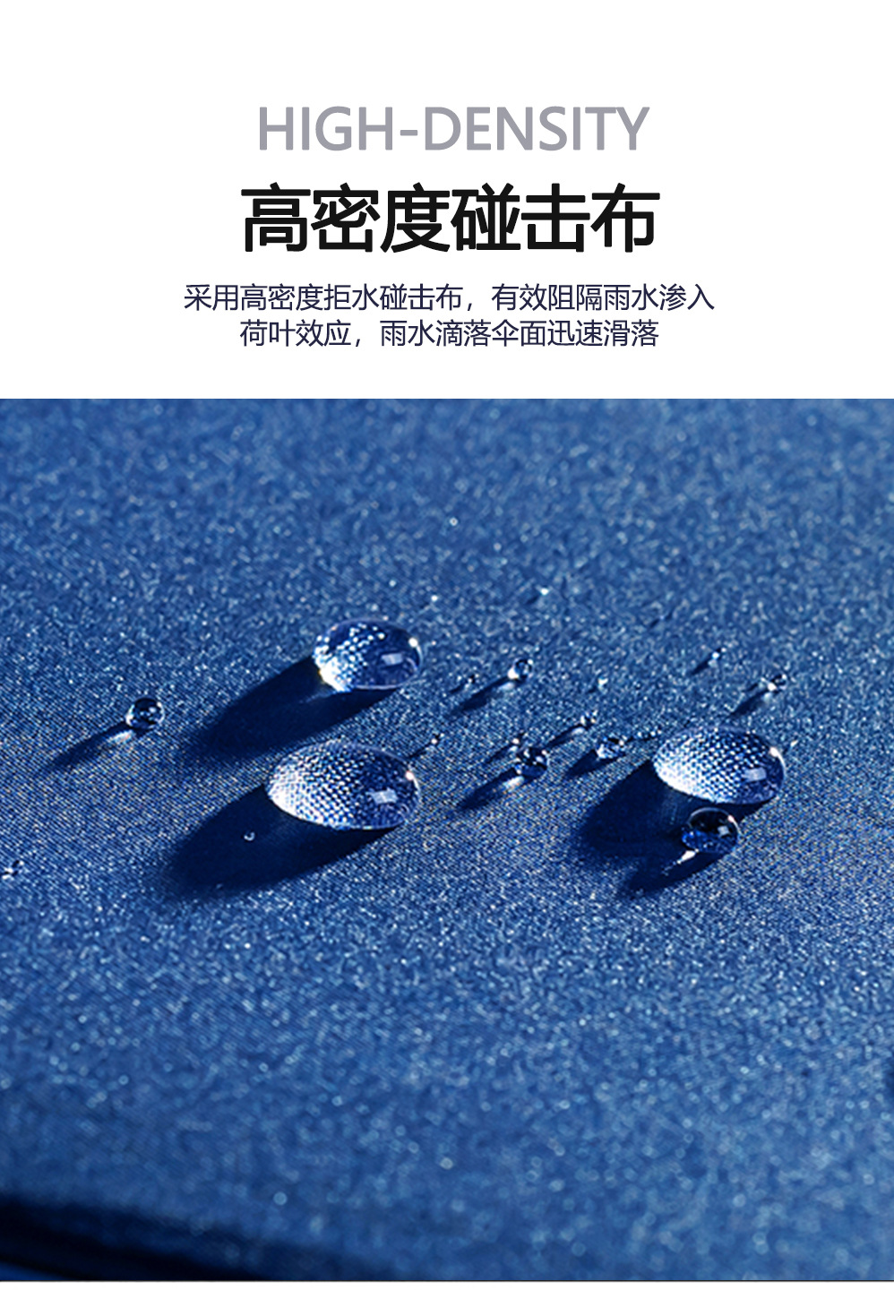 REALSTAR雨伞简约全自动商务大号加固抗风折叠黑色男士晴雨伞批发详情5