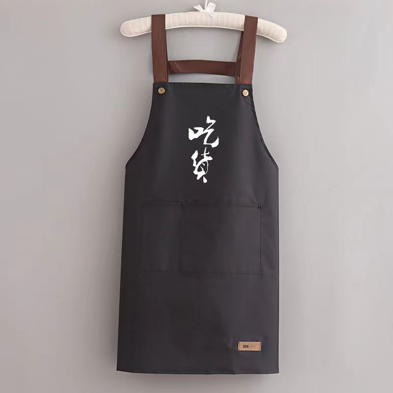 做家务防水防油防污耐脏厨房做饭罩衣 夏季背带围裙工作服详情5