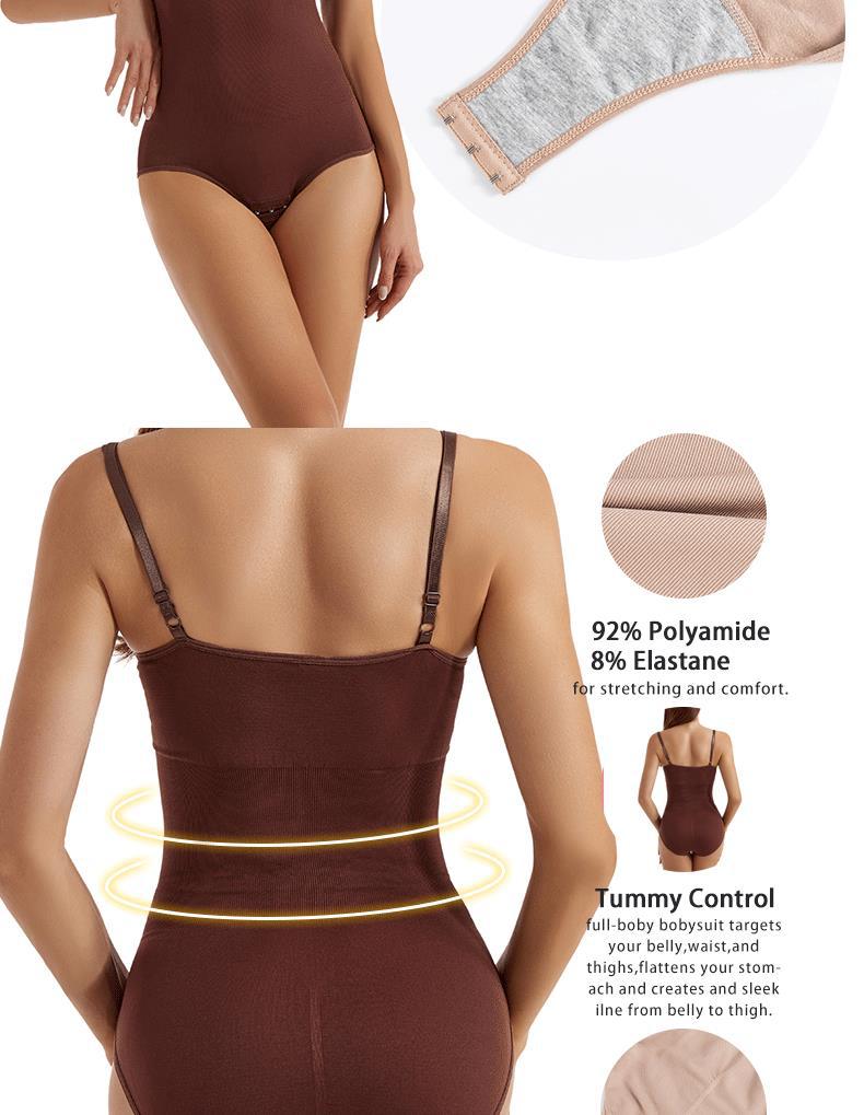 Cross-border one-piece shaping garment, women's belt-tightening pants, open-top hip-lifting shaping halter underwear, elastic belt-tightening body shaping corset pic 13