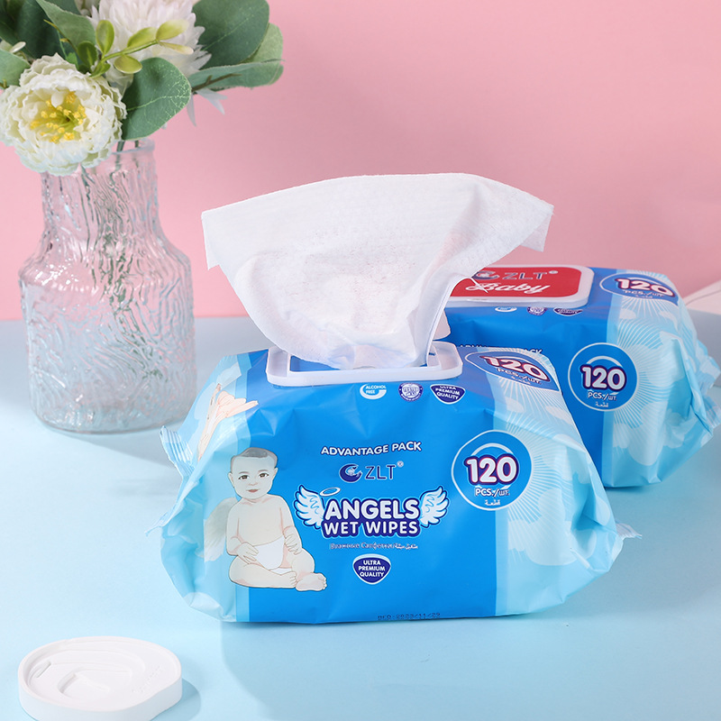 英文湿巾婴儿手口专用宝宝新生儿湿巾纸家庭实惠装无酒精加量装详情9