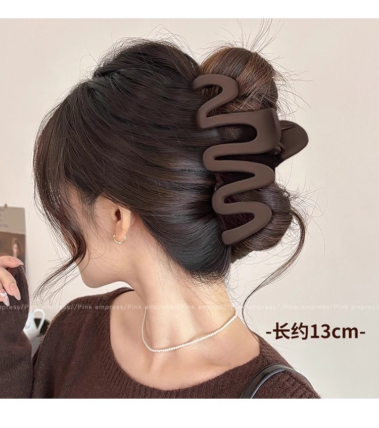 Large-sized hair clip for women, 2025 new high-end style hair clip, back of the head, shark clip headwear pic 21