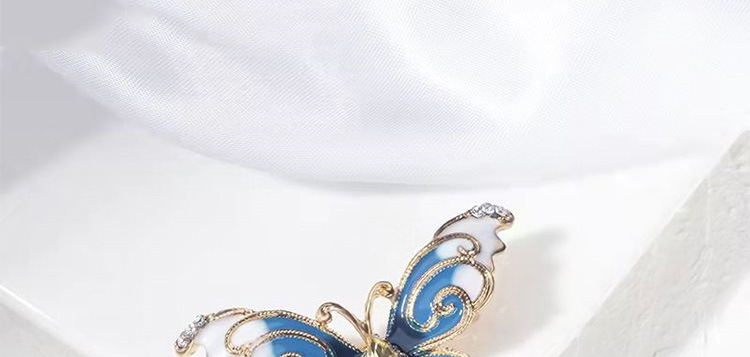 Butterfly brooch, high-end and elegant, high appearance level, cardigan, niche design sense, sweater, suit, versatile, retro brooch wholesale pic 4