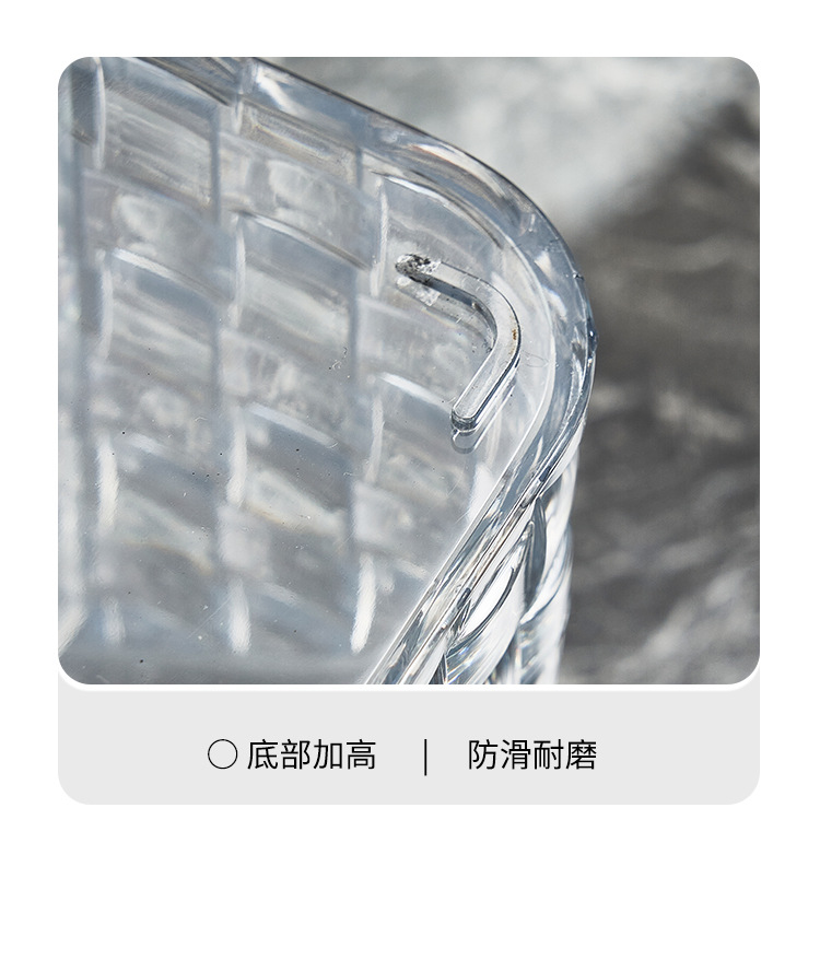 Multi-functional stationery storage rack, transparent organizing box, pen holder, desktop storage box, cosmetics and makeup brush storage pic 16