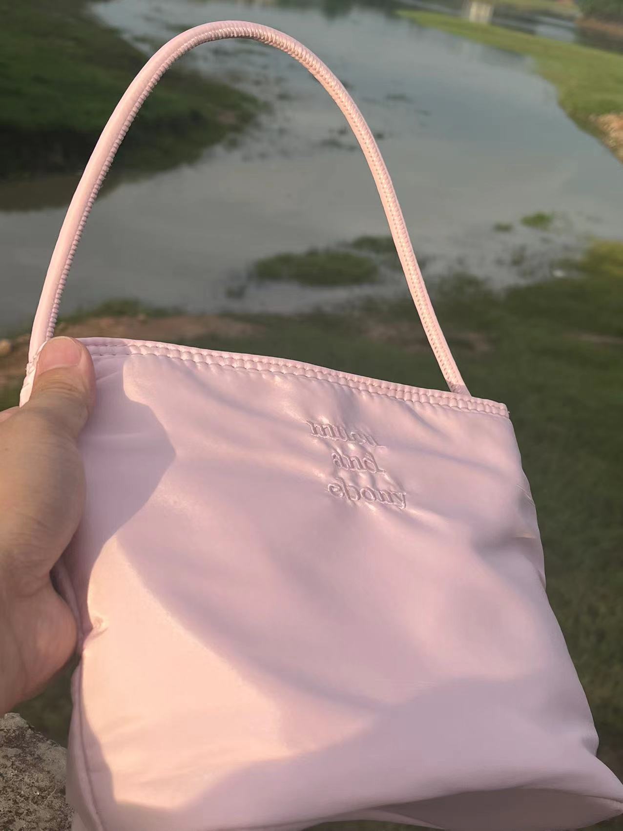 much and eboy2024 new bucket bag, a simple, casual and versatile handbag for women with nylon axils pic 13