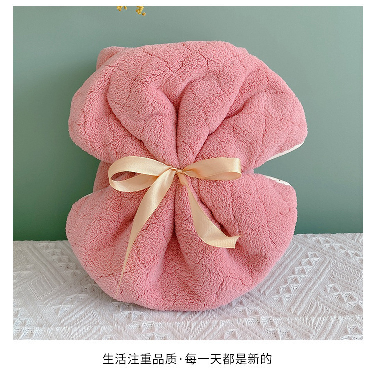 【 Chi Jia 】 Soft adult household European coral fleece cover towel, absorbent couple bath dry hair towel for face wiping pic 14