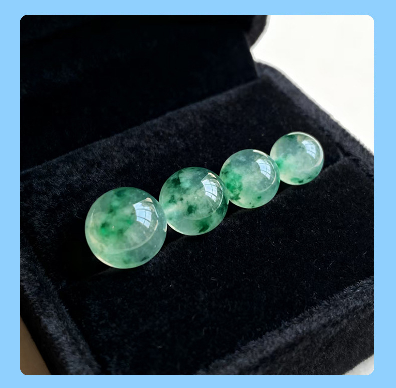 Natural African jadeite loose beads, round beads jewelry, necklaces, beads, handcrafted bracelets, diy bracelets, gift wholesale pic 7