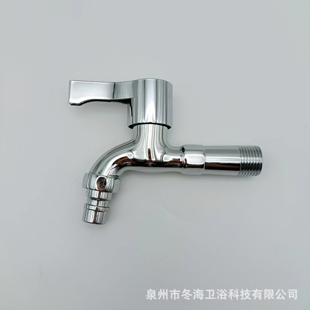 厂家直供外贸跨境款电镀工程款洗手盆拖布池洗衣机快开单冷水龙头详情33