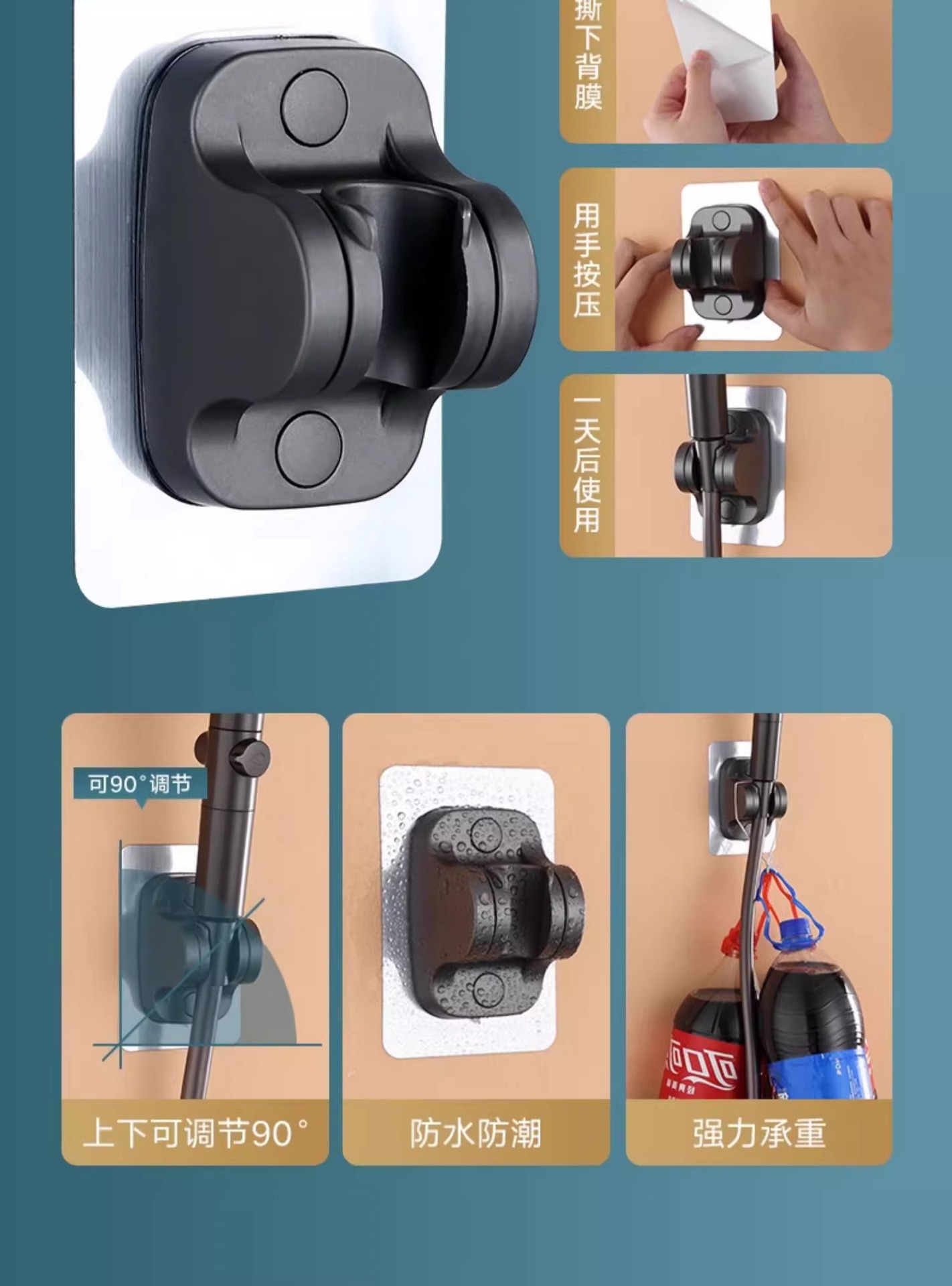 Handheld pressurized showerhead, pressurized filtration, large water output, handheld showerhead, beauty set, showerhead pic 19