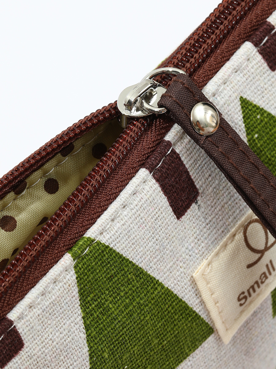 Cross-border large linen makeup bag, multi-functional, hand-held bag, mobile phone coin purse, makeup storage bag, customizable pic 22