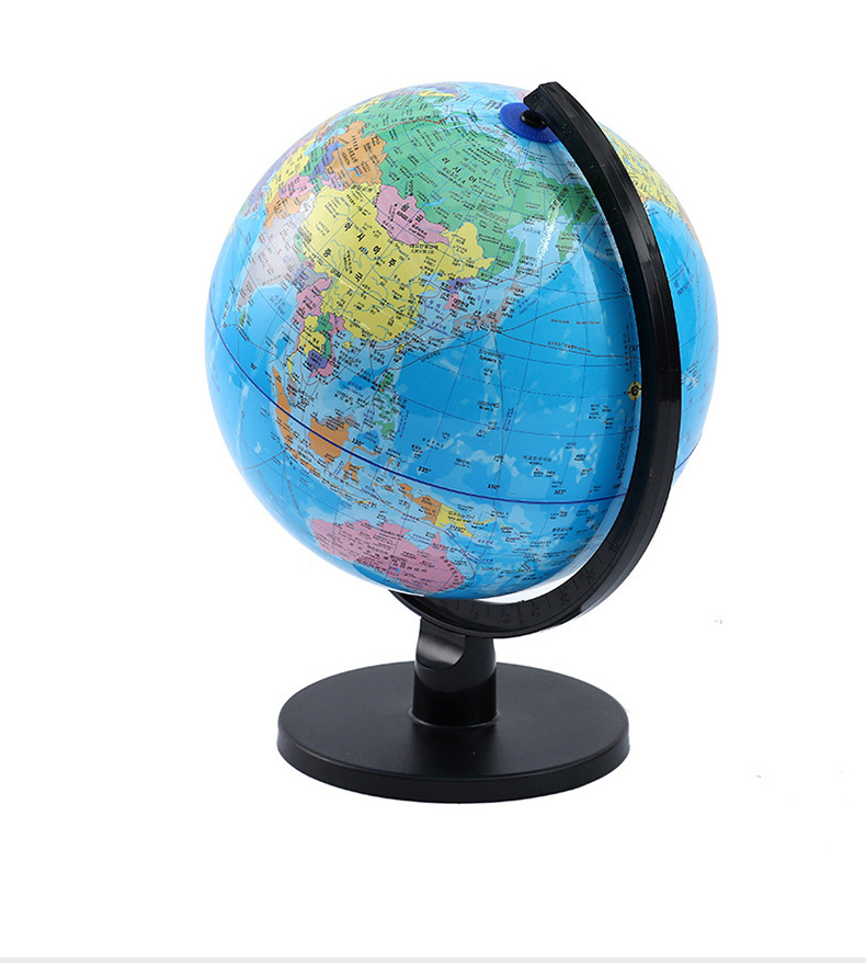 New all-plastic globe for the Korean political district, geography class terrain learning supplies, student handicrafts, gifts and ornaments pic 13